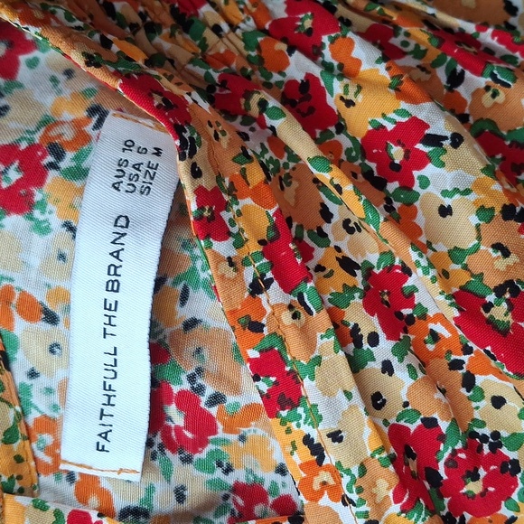 FAITHFULL THE BRANDB Revolved Bellavista Midi Dress in La Gomera Floral - Picture 10 of 12